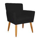 Poltrona Sala de Estar Decorativa Cecília Suede Preto - Belliv Decor Poltrona Sala de Estar Decorativa Cecília Suede Preto - Belliv Decor