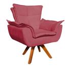 Poltrona Sala de Estar Giratória MM30 Opalla Suede Poltrona Sala de Estar Giratória MM30 Opalla Suede