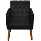 Poltrona Sala Decorativa Cadeira Capitone Estofada Resistente Escritório Poltrona Sala Decorativa Cadeira Capitone Estofada Resistente Escritório