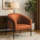 Poltrona Sala Industrial Alta Dourado Stella Sintético Pu Nozes D03 - D'rossi