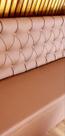 POLTRONA SOFÁ BOOTH 1,70CM material sintético CARAMELO