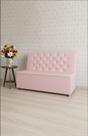 Poltrona Sofá Booth 2 Lugares Rosa