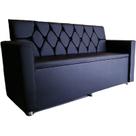 POLTRONA SOFÁ BOOTH COM BRAÇOS 1,50cm CONFORTÁVEL