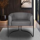 Poltrona Sofia Luxo Moderna Com Base Aço Preto Para Sala Bz Home Decor Poltrona Sofia Luxo Moderna Com Base Aço Preto Para Sala Bz Home Decor