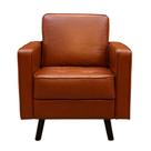 Poltrona Stela 80cm Couro Marrom - Sallar Home