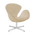 Poltrona Swan Office Giratória Suede Bege