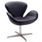 Poltrona Swan Preta