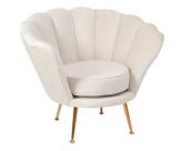 Poltrona Veludo Pétala Off White Westwing