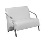 Poltrona Vênus 2 Lugar Braço Alumínio D Salla material sintético Branco Poltrona Vênus 2 Lugar Braço Alumínio D Salla material sintético Branco