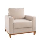 Poltrona Viero Prada Linho Bronze
