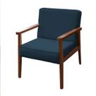 Poltrona Vitória Decorativa sala Quarto Suede Azul Marinho Poltrona Vitória Decorativa sala Quarto Suede Azul Marinho