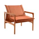 Poltronas Decorativa Jasmim Vivaro Decor Suede Terracota