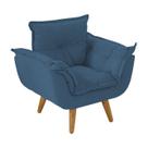 Poltroninha Infantil Opalinha 2 a 6 anos Suede Azul Poltroninha Infantil Opalinha 2 a 6 anos Suede Azul
