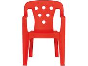 Poltroninha Plástica Kids Vermelha