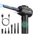 Polvilhador elétrico de ar comprimido KUPAKY 100000RPM com LED preto