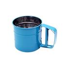 Polvilhador Em Aço Inox Peneira Com Gatilho - Azul Polvilhador Em Aço Inox Peneira Com Gatilho - Azul