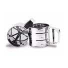 Polvilhador Inox Luxo Peneirar Caneca Farinha Com Gatilho - UD766