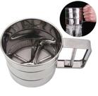 Polvilhador Peneira Em Inox Gatilho Para Farinhas Açúcar Polvilhador Peneira Em Inox Gatilho Para Farinhas Açúcar