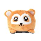 Polvinho do Humor Guaxinim Reversível de Pelúcia Colorido Infantil BBR Toys