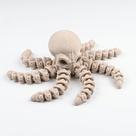 Polvo Articulado Caveira 3D Flexível Premium - Presente e Decoração Criativa Polvo Articulado Caveira 3D Flexível Premium - Presente e Decoração Criativa