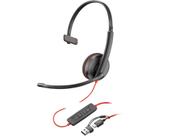 Poly HEADSET POLY BLACKWIRE C3210 MONO USB-C ADAP.USB-A 8X214AA