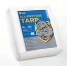Poly Tarp GUARD SHIELD Heavy Duty Waterproof, 3,6 x 6 m, branco, pacote com 2 unidades Poly Tarp GUARD SHIELD Heavy Duty Waterproof, 3,6 x 6 m, branco, pacote com 2 unidades