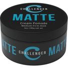 Pomada de cabelo Challenger, creme mate masculino, 90 ml, fixação média e firme