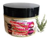 Pomada de cabelo, solução orgânica para cabelo, alecrim, hortelã, 120 ml