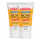 Pomada de enxofre de tratamento da acne De La Cruz, pacote com 2 unidades, 75 ml