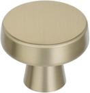 Pomo para Gabinete Amerock Champán Dorado de 33 mm de Diámetro