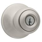 Pomo para Puerta Kwikset Polo con Cerradura y Llave en Níquel Satinado Pomo para Puerta Kwikset Polo con Cerradura y Llave en Níquel Satinado
