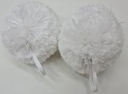 POMPOM 1144 C ALCA EM GORGURAO 2 UNID REF 4271/1 COR B01 BRANCO - Decoração e Artesanato