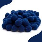 Pompom Azul Marinho - 40Mm Pacote Com 50 Unidades - Nybc