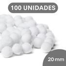 Pompom Branco - 20Mm Pacote Com 100 Unidades - Nybc Pompom Branco - 20Mm Pacote Com 100 Unidades - Nybc