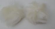 Pompom de Pelo Baixo com Alça - Ref. 4432/3 - 2 Unidades - Cor Off White Pompom de Pelo Baixo com Alça - Ref. 4432/3 - 2 Unidades - Cor Off White