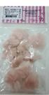Pompom de pelo baixo sem alça ref 4430/1 10 unidades rosa seco