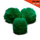 Pompom - Pelúcia 50 Mm - 50 Unidades - Verde Bandeira - Nº: 540- Nybc