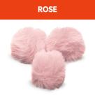 Pompom - Pelúcia 70 Mm - 30 Unidades - Rose - Nº: 135 - Nybc