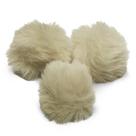 Pompom - Pelúcia Bege Areia - 70 Mm - 30 Unidades - Nybc