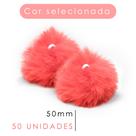 Pompom - Pelúcia Coral 50 Mm - C/50 Unidades - Nybc Pompom - Pelúcia Coral 50 Mm - C/50 Unidades - Nybc