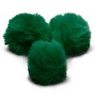 Pompom - Pelúcia Verde Bandeira - 70 Mm - 30 Unidades - Nybc