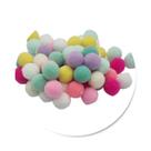 Pompom Poliéster 20mm Colorido 50 unidades