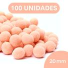 Pompom Salmão - 20Mm Pacote Com 100 Unidades - Nybc Pompom Salmão - 20Mm Pacote Com 100 Unidades - Nybc