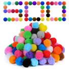 Pompons IMengjbang 500 Peças 4 cm Bolas de Artesanato Multicoloridas Pompons IMengjbang 500 Peças 4 cm Bolas de Artesanato Multicoloridas