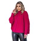 Poncho Capa Pelerine Xale Feminino de Tricot Grosso Elegante Inverno TR8640
