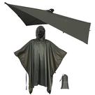 Poncho de chuva onewind com capuz para homens e mulheres, verde OD Poncho de chuva onewind com capuz para homens e mulheres, verde OD