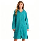 Poncho de toalha Weecreeture com zíper com capuz XL Deep Lagoon