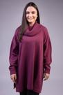 Poncho de Tricô com Gola Boba - Jéssi