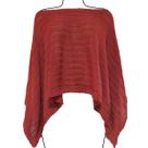 Poncho Feminino Boho de Tricô Katlen Tricot Capa Manta Estilo Boho Chic Tamanho Único
