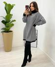 poncho feminino casaco tricot quente